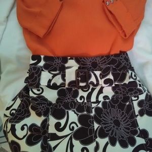 Tangerine Jeweled top